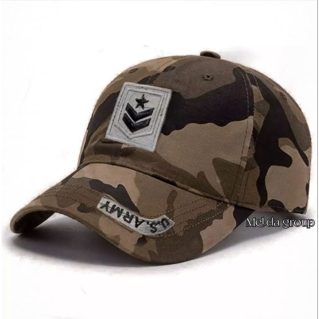 Topi Baseball Murah Pria Wanita Keren Import Original Terbaru Casual US ARMY