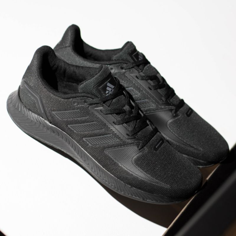 Sepatu Ads Run Falcon 2.0 Triple Black  Original OEM Sepatu Running Pria / Sepatu Olahraga Pria