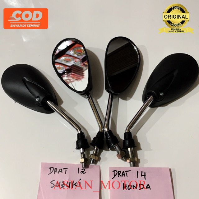 FARIASI MOTOR SPION KACA SPION SATRIA FU150/ SMASH/ SHOGUN/ BEAT/ VARIO/ SUPRAX125/ REVO FIT/ REVO A