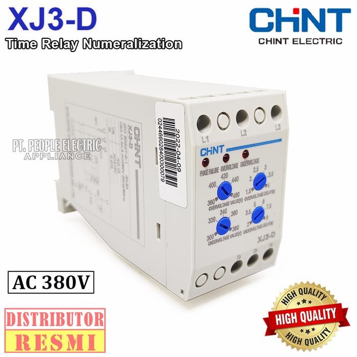 Relay New Phase Failure Relay Xj3-D Chint Ac 380V