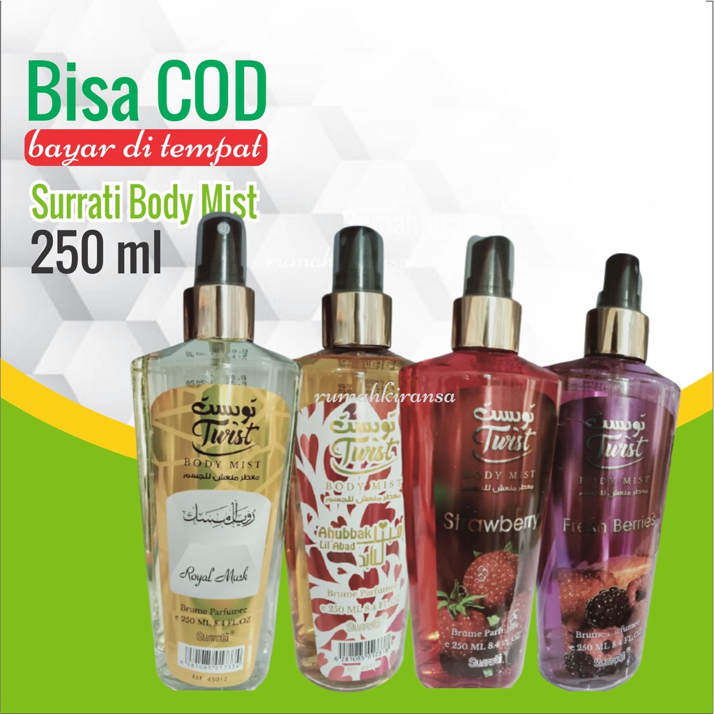 BODY MIST 250ml - SURRATI PARFUME