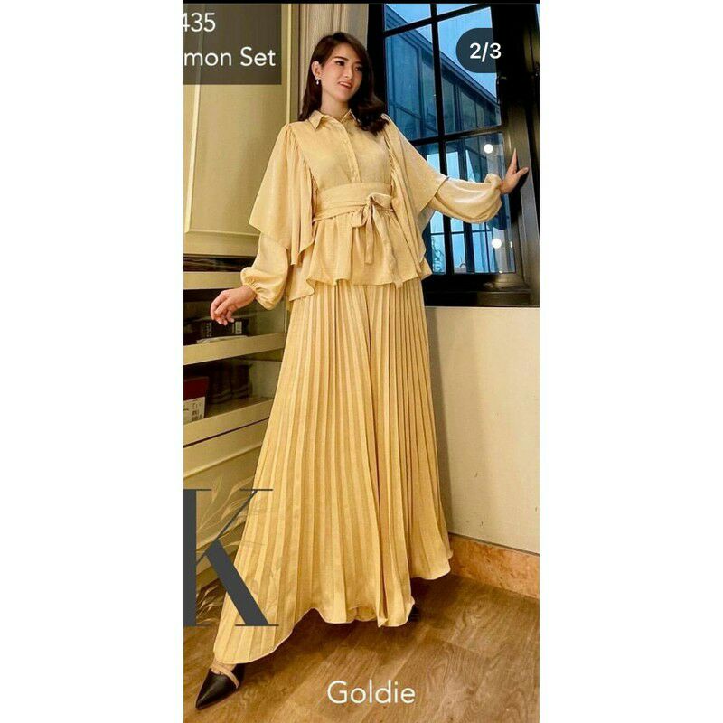 One Set Satin Silk Import Mewah