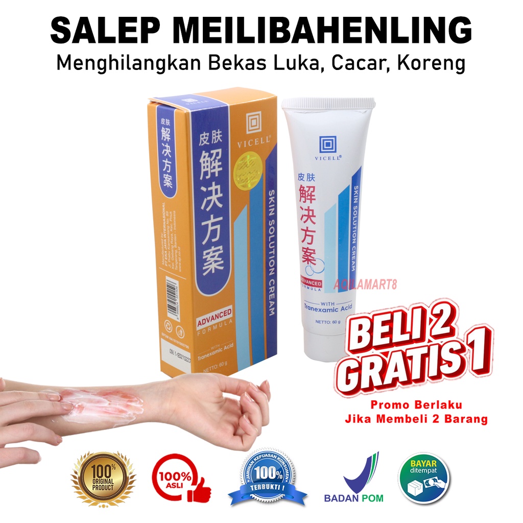 Salep China Cina Original Menghilangkan Penghilang Bekas Luka