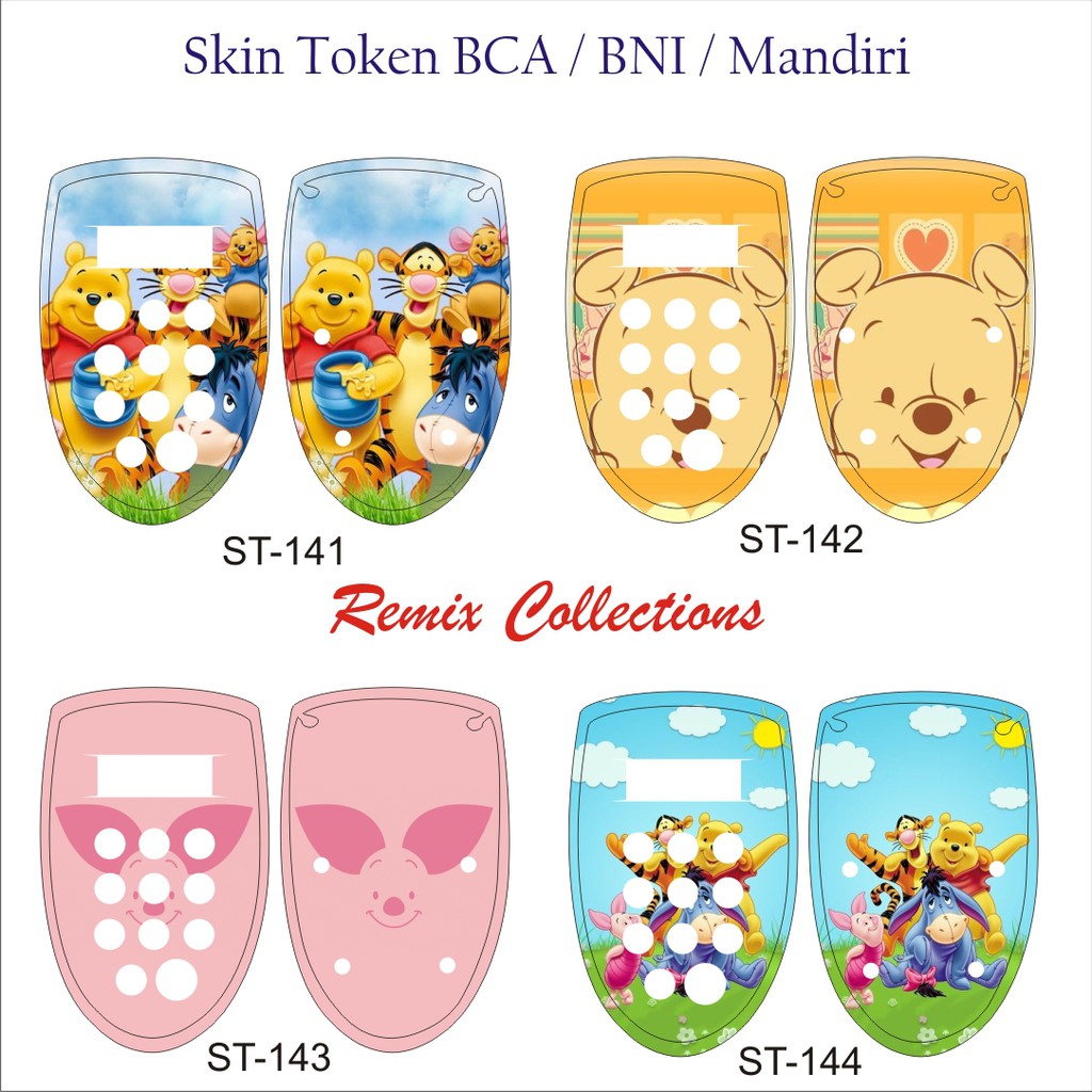 

Stiker Token BCA, Mandiri, BNI / Garskin