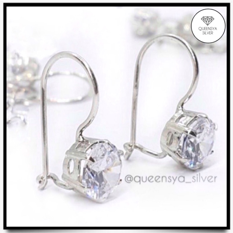 Anting Perak DESI Asli Silver 925 Anak Dewasa || Size Mata 4/6/7mm || Lapis Emas Kuning Putih 18K