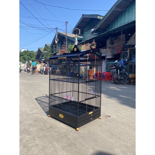 SANGKAR KANDANG KOTAK BNR BLACK DOFF UK NO 2