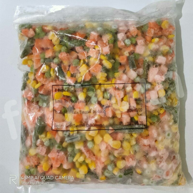 Jual Mix Vegetable 1kg Frozen Food Murah Indonesia Shopee Indonesia