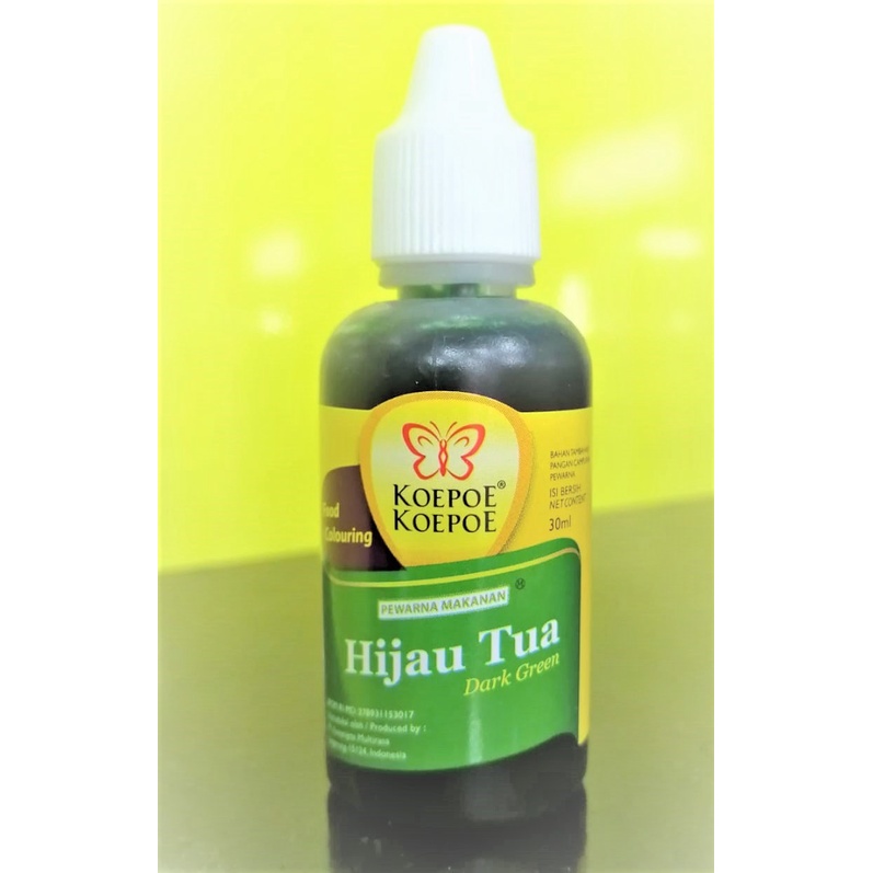 

Koepoe Pewarna Makanan Hijau Tua 30ml