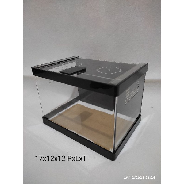 kotak reptil/kandang reptil akrilik