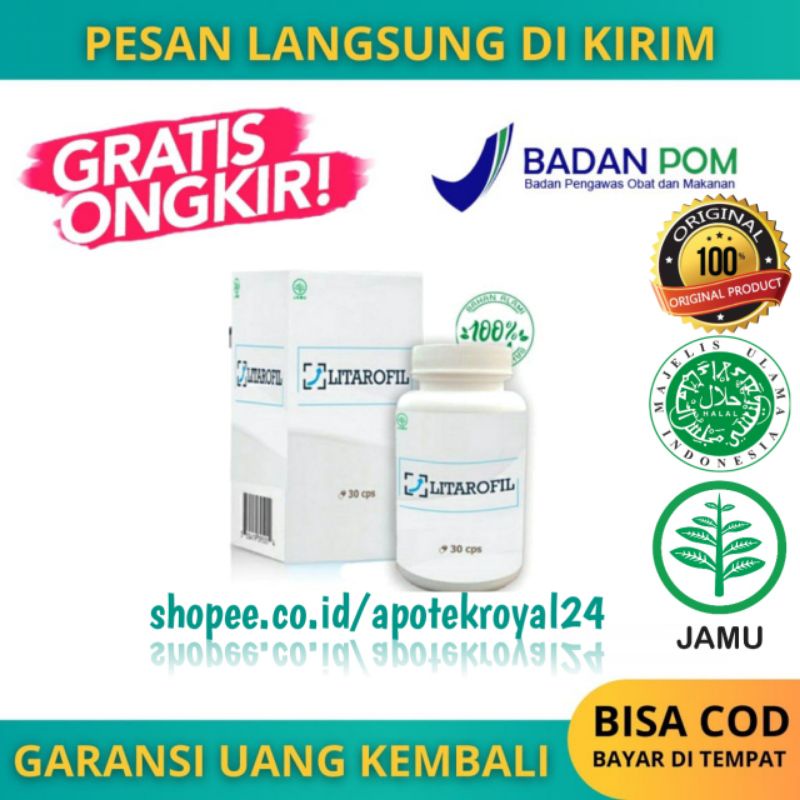 LITAROFIL ORIGINAL - PENAMBAH STAMINA HERBAL  SUPLEMEN PRIA 100% ORIGINAL AMPUH