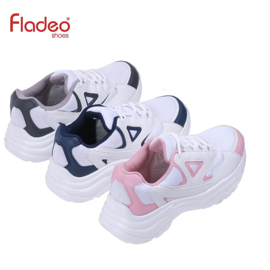 Lagi Tren.. Fladeo L20/LSS287-1AH/Sepatu Sneakers Tali Wanita [ Sneakers Shoes ]