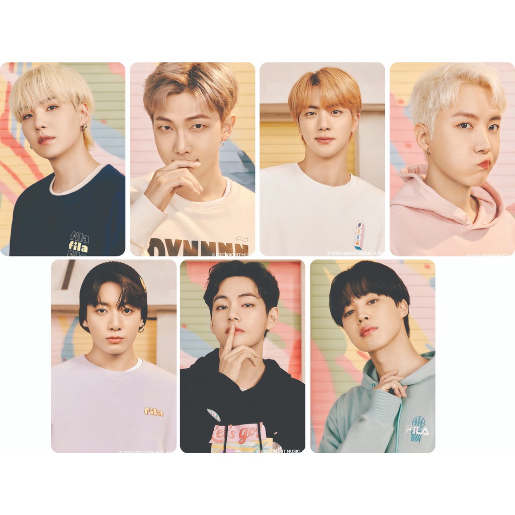 PHOTOCARD BTS FILA X BTS Dynamite Collection Ready Stock