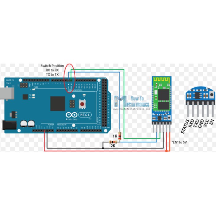 HC-05 Bluetooth Module 6-pin Master/Slave arduino raspberry hc-05