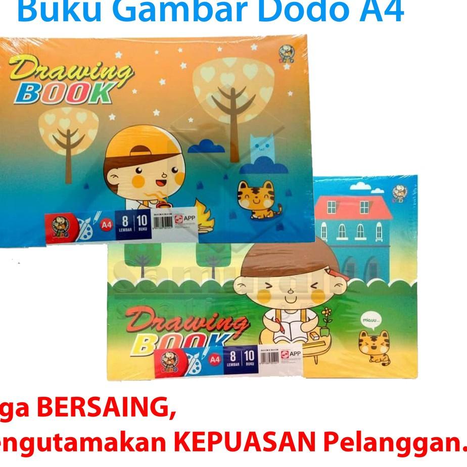 

Big Sale Buku Gambar Dodo Ukuran A4 1 Pak isi 10 Buku / Drawing Book Uk A 4 / Buku Sketsa Mengambar Kecil Untuk TK SD SMP SMA