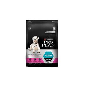 Pro Plan Adult 12 kg All Size Sensitive Skin Stomach / Proplan Adult all size 12 kg Rasa Salmon Tuna