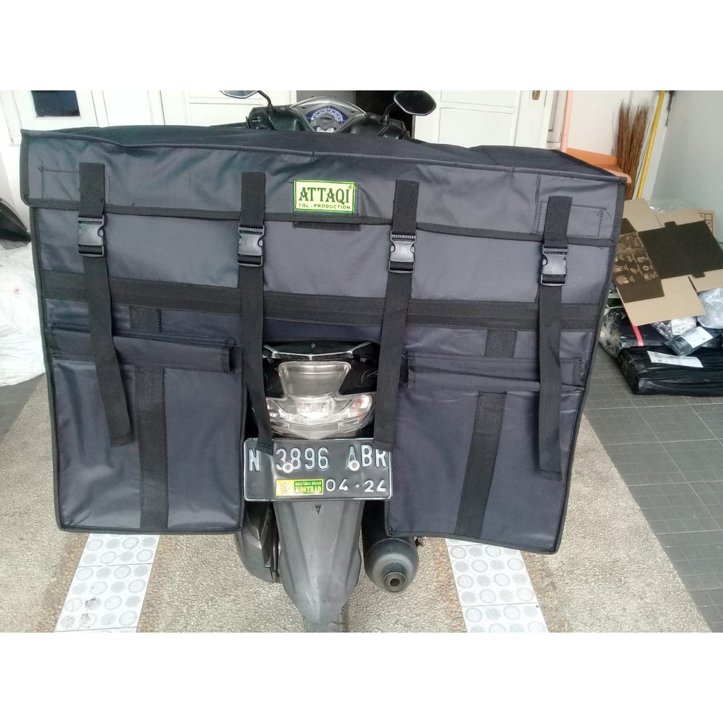 RPM Tas Pos  Tas Pos Motor SUPER JUMBO Tas Obrok Tas Kurir Tas Delivery JUMBO L - TUMPUK SUSUN