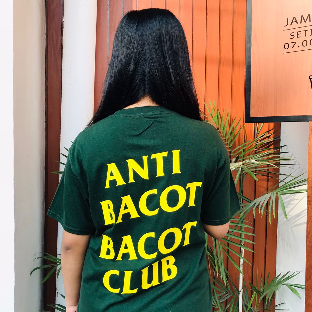 Kaos Gamer Anti Bacot Bacot Club Green