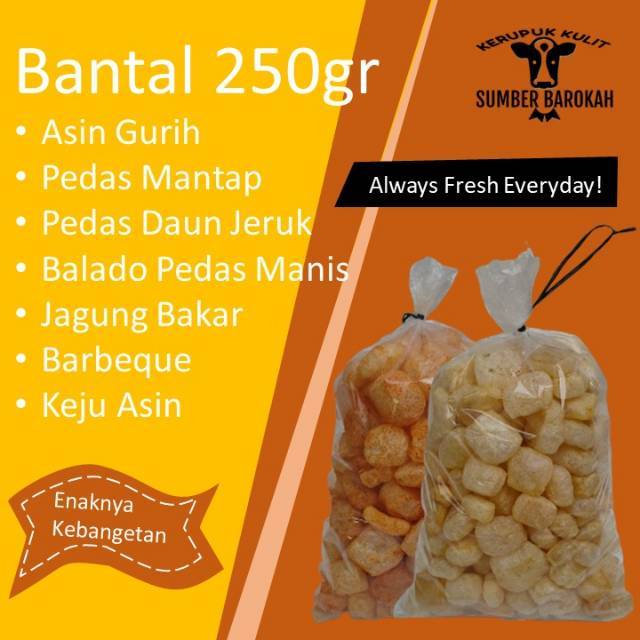 

Kerupuk Kulit Sapi Asli Matang Rasa Pedas 250 Gram / Rambak Kulit Sapi / Dorokdok / Jangek