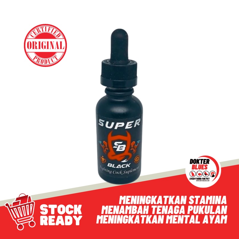 Doping Ayam SUPER BLACK Agresif Stamina Tahan Pukul Pendarahan Berhenti