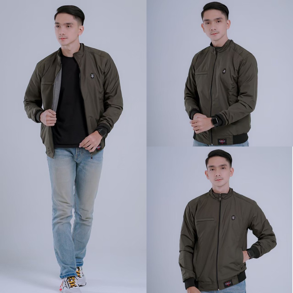 JAKET BOMBER PRIA MUSIM SEMI MUSIM DINGIN JAKET COWOK KEKINIAN BEST SELLER PROMO TERMURAH ORIGINAL REBEL.ID