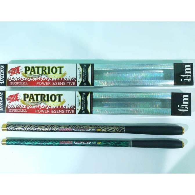 TERMURAH Joran Tegek Joran Pancing Utecate Patriot 540 cm Pole Carbon Hard