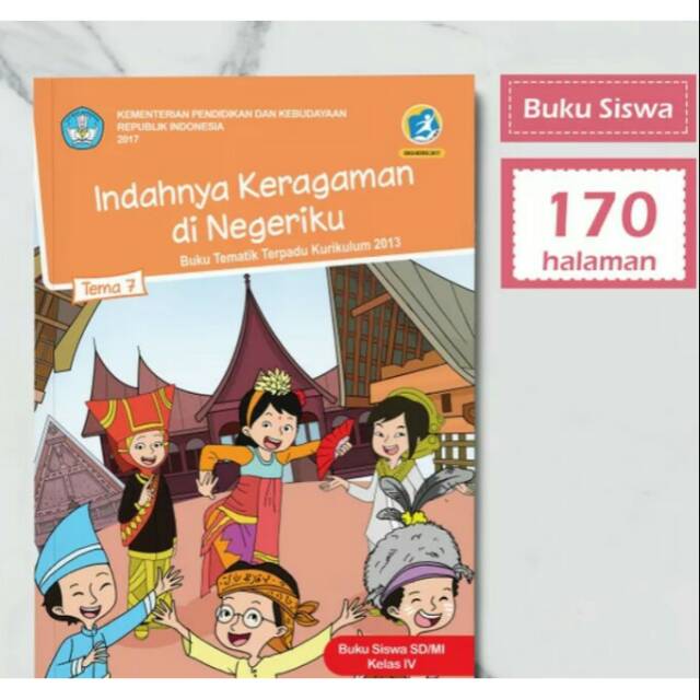 Rady stok!! Buku siswa tematik k13 kelas 4 tema 7 revisi 2017/2018