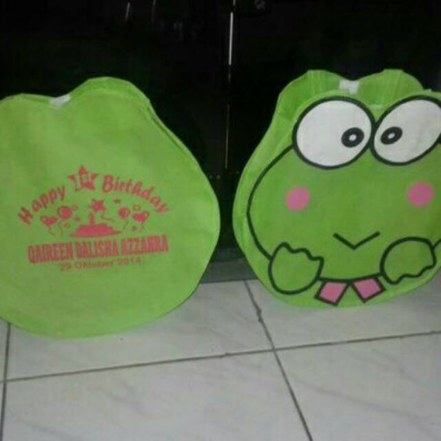

Tas kepala kartun + sablon nama