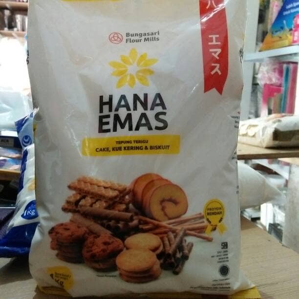 

cs777vv Hana Emas Tepung Terigu Rendah Protein Untuk Cake 1Kg Da01D100