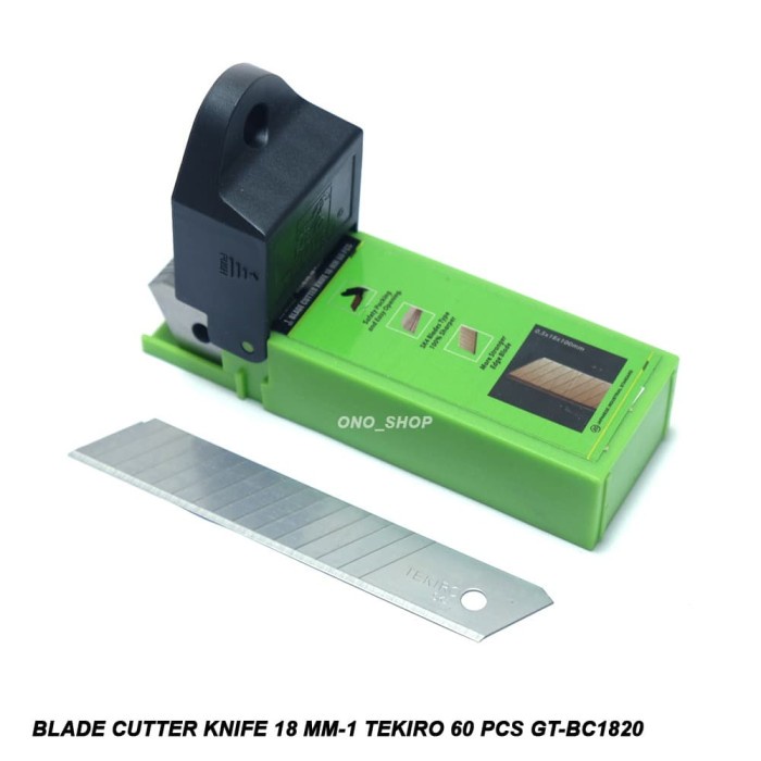 

Buruan Refill Blade Cutter Knife 18 Mm Tekiro 60 Pcs - Gt-Bc1820 Limited