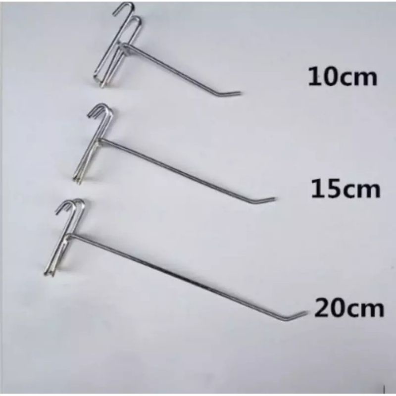 Single Hook Ram 15 Cm Display Besi Gantungan Aksesoris Cantelan Ram Besi