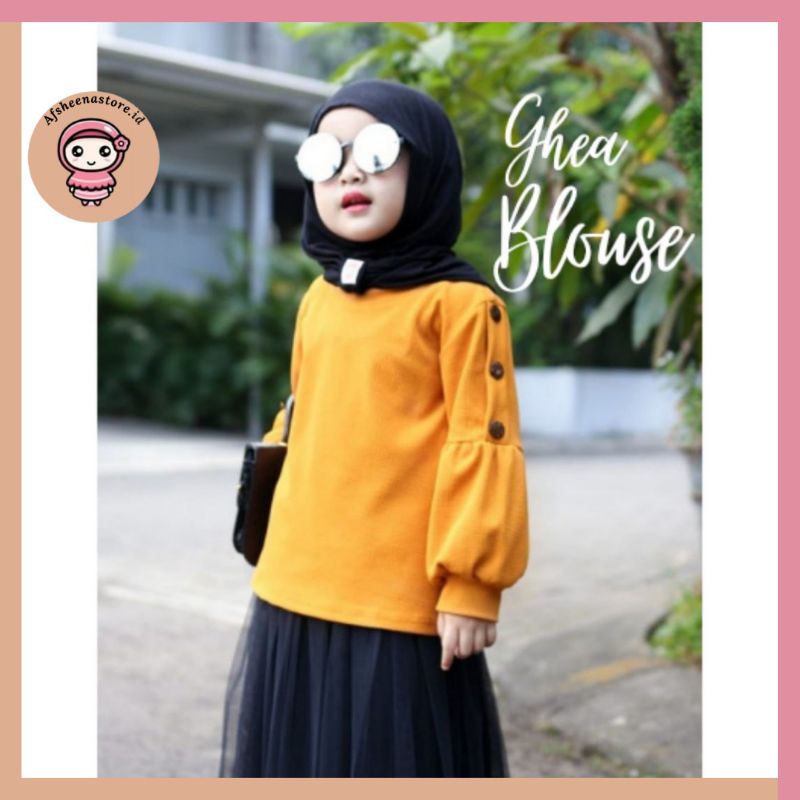 Afsheenastore Ghea Blouse By Almahyra kids