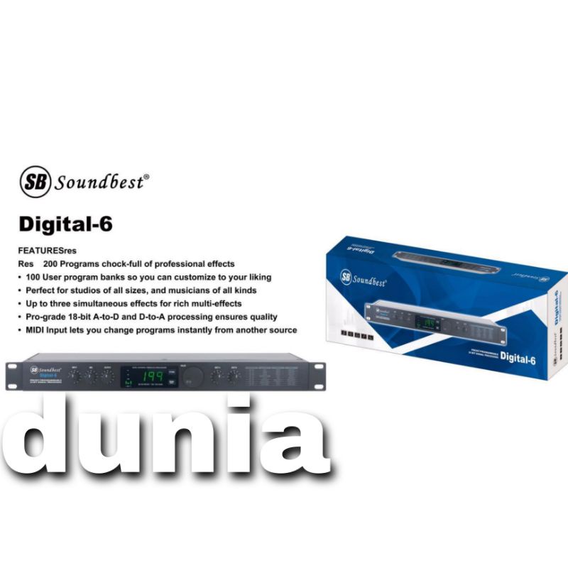 Effect Vokal Soundbest Digital 6 Original