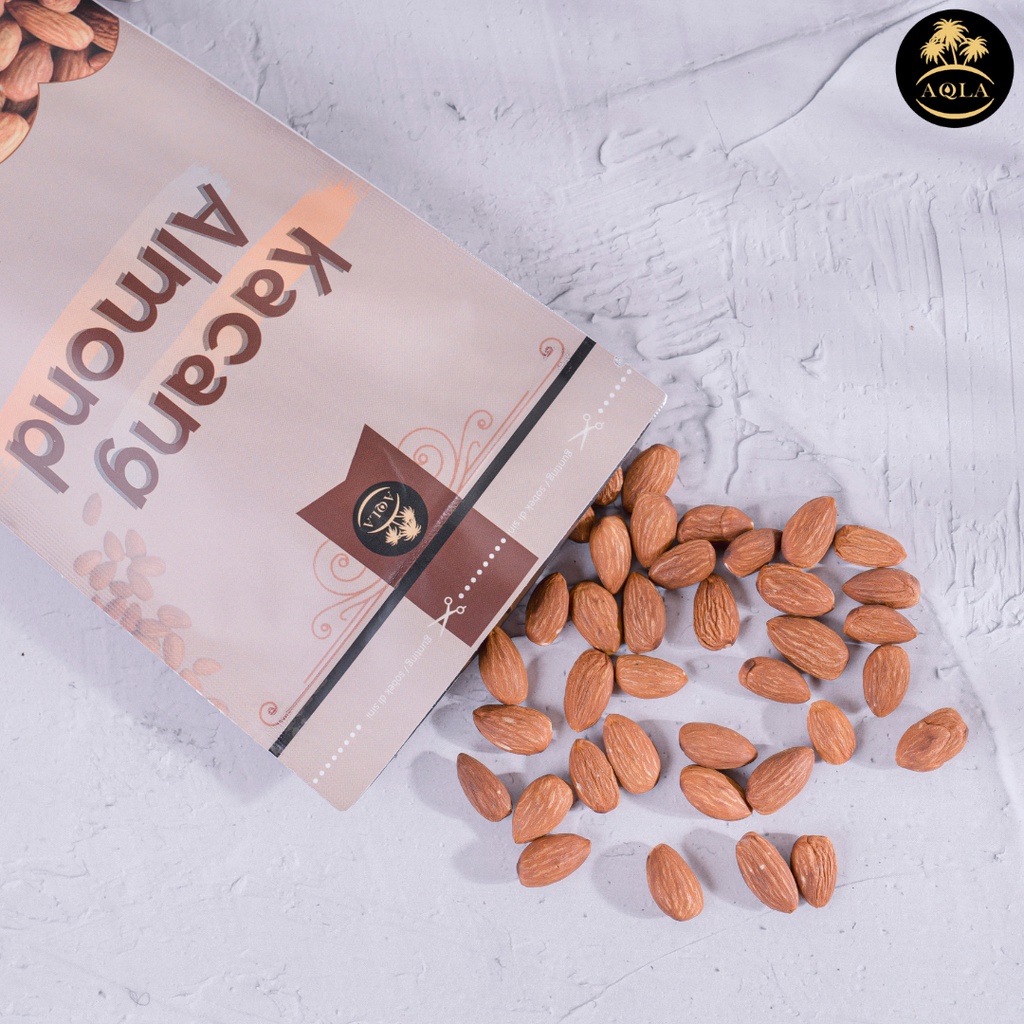 ROASTED ALMOND ORIGINAL 100% / KACANG ALMOND PANGGANG KUALITAS TERBAIK ORIGINAL 100%