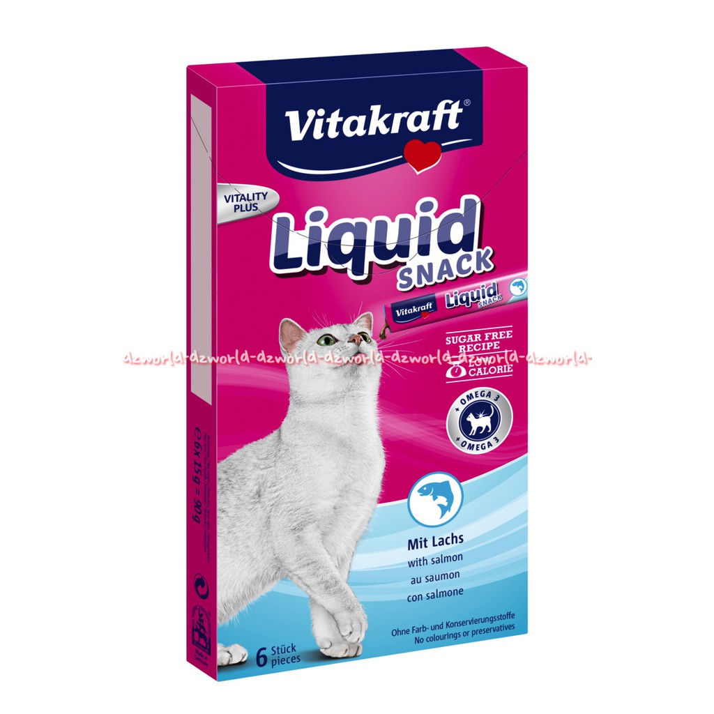 Vitakraft Liquid Snack 6Pcs Snack Kucing Makanan Kucing