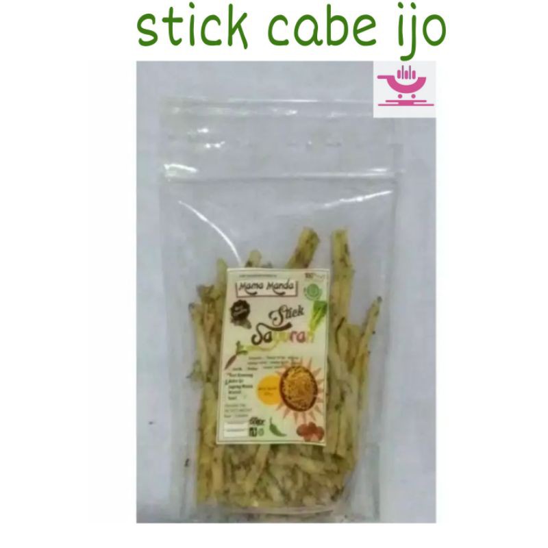 

Stik Cabe Ijo Cemilan Sehat Bergizi Gurih MAMA MANDA