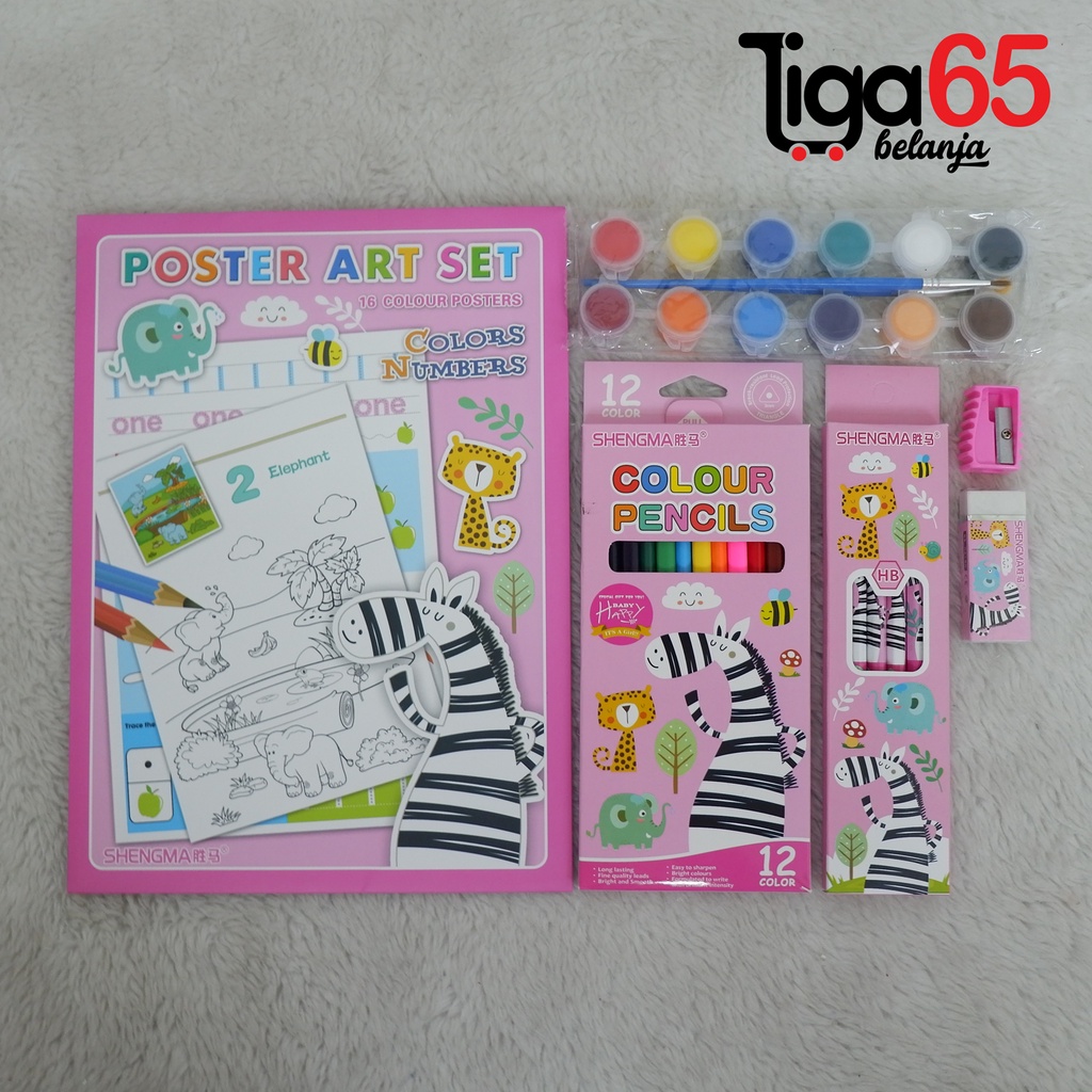 365 STATIONERY SET #41174 Buku &amp; Alat Tulis Anak / Karakter Fancy Gambar Lucu