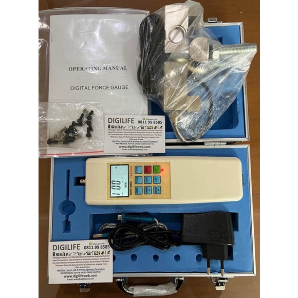 

Ready Stock Pressuremeter Tension Tester HD-1T Rope Steel Wire Force Gauge HD1T