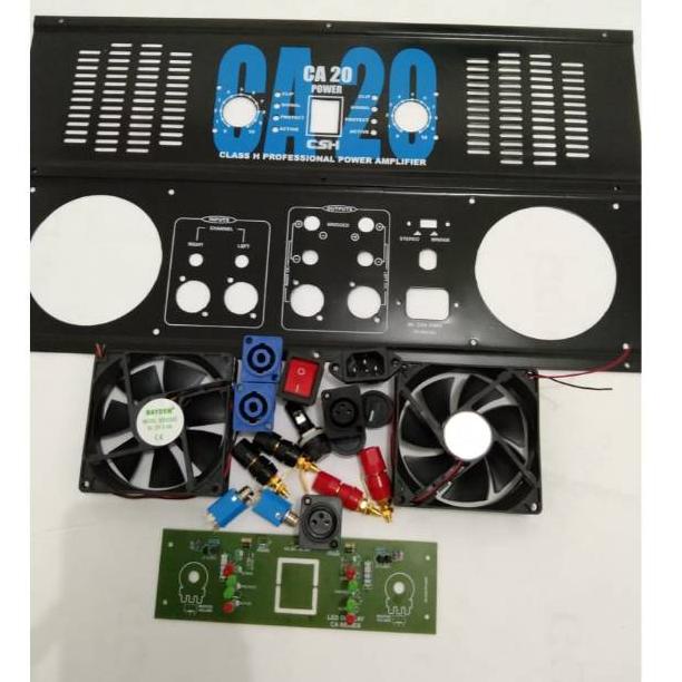 Ready➭ Plat panel ca 20+lampu led depan box + aksesoris plat ca 20#ukuran kipas 12x12.bahan kiipas p