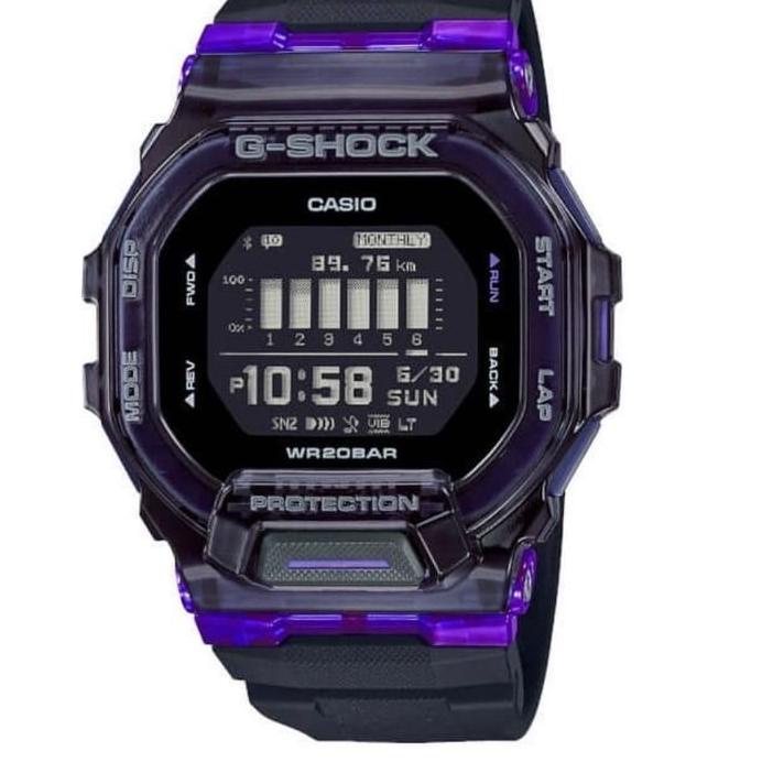 (TERBAIK) BISA COD - jam tangan pria CASIO GSHOCK GBD 200 set free box , paperbag , kartu , buku man