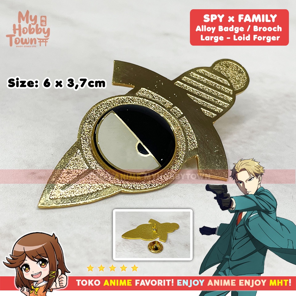 Pin Brooch Spy X Family Loid Forger Cosplay Anime