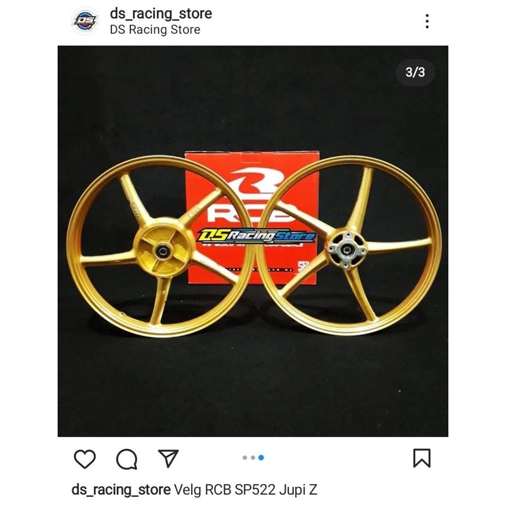 VELG RCB Yamaha Jupiter Z SP522 Ring 17 140 160 Set Depan Belakang ORIGINAL RACING BOY PALANG 5 JUPI