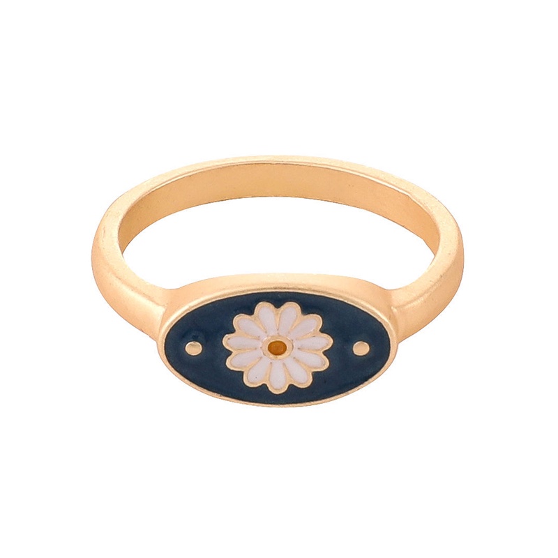 Retro Women Metal Beautiful  Daisy Serial  Ring