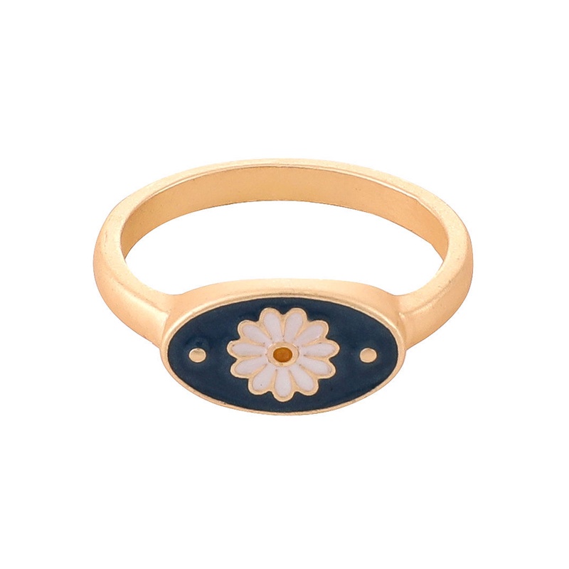 Retro Women Metal Beautiful  Daisy Serial  Ring