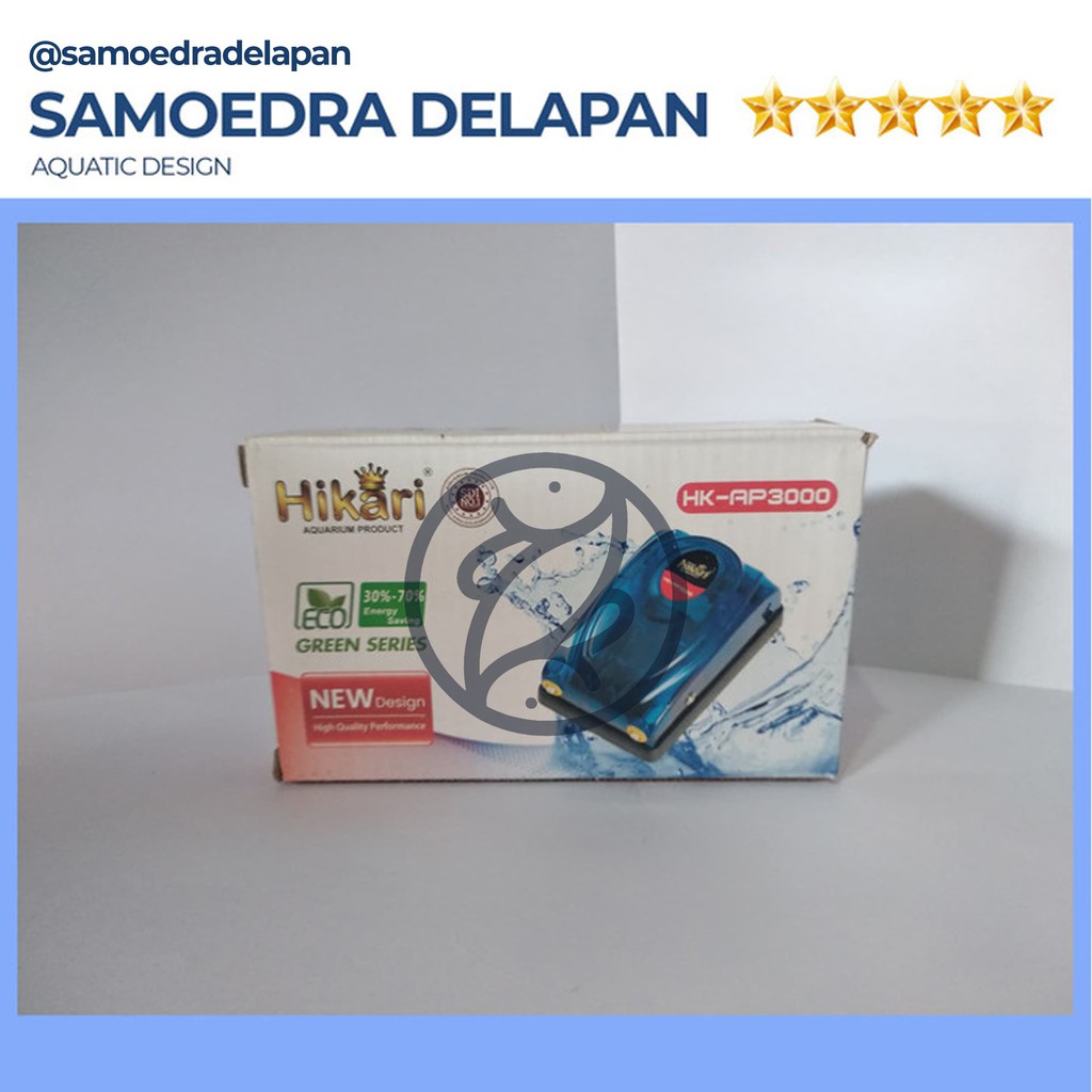 AERATOR 2 LUBANG HIKARI GRATIS SELANG & BATU AIRATOR BISA UNTUK 2 AQUARIUM