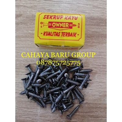 SKRUP KAYU + 5/8 X 5