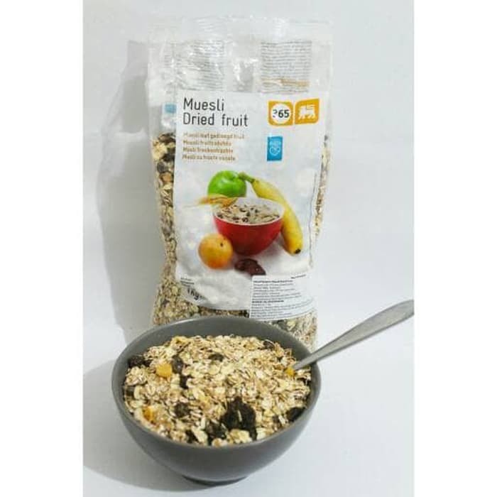 

Muesli Dried Fruit Granola Cereal Berat 1000 Gram