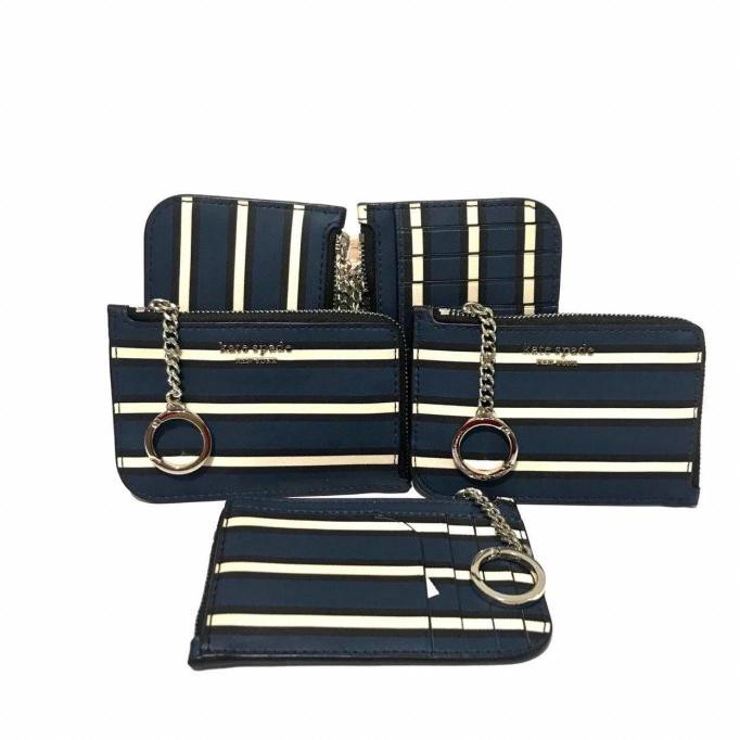 PROMO Card Holder katespade cameron stripe asli