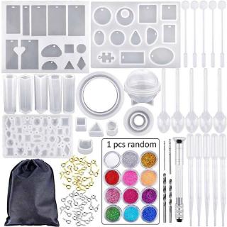 83pcs set Cetakan  Resin Bahan Silikon  Untuk Membuat  