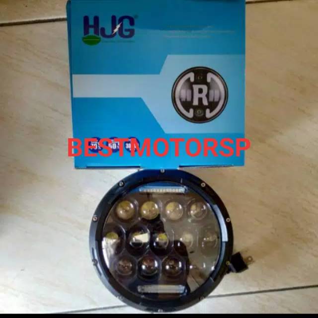 Lampu Daymaker Spider 7Inch 13 mata 75w Headlamp