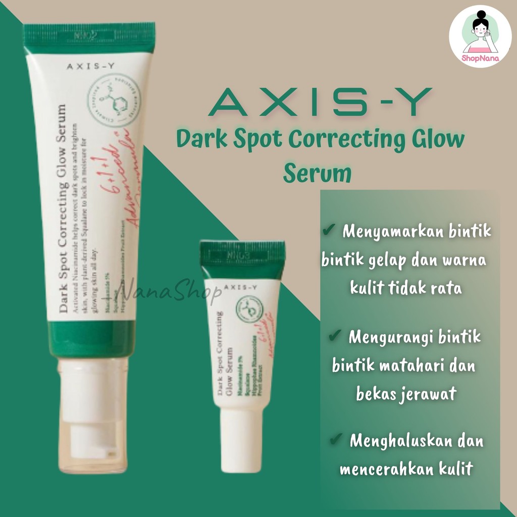 AXISY Dark Spot Correcting Glow Serum Shopee Indonesia
